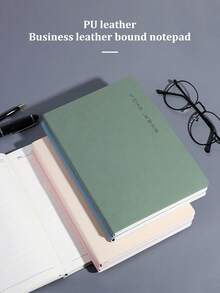 軟皮筆記本，適用於禮品、辦公室、實驗室、家庭、學校、寫作和學習作業 - A5 - 查看 5