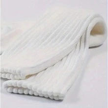 Sports Outdoor 3 Pairs Spring And Summer Seasons Women's Classic Calf Socks ,Women's Mid Tube Socks Stacked Socks,Breathable & Comfy Mid Tube Socks,Comfy & Breathable All-Match Socks, Solid Color Sports Socks, Plus Size Solid Slouchy Comfort Mid-Calf Socks For Daily Use