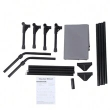 La cama de perro elevada es adecuada para camas plegables elevadas transpirables y a prueba de humedad para perros grandes, medianos y pequeños. - Gris - Ver 2