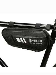 1pc Motorcycle Scooter Bike Side Box Frame Bag Hard Shell Electric Bike Hanging Bag Saddle Tools Storage Bag Side Bag Bag Hard Shell Riding Storage Bag Kit Upper Tube Bike Riding Bag - Black - View 7