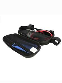 1pc Motorcycle Scooter Bike Side Box Frame Bag Hard Shell Electric Bike Hanging Bag Saddle Tools Storage Bag Side Bag Bag Hard Shell Riding Storage Bag Kit Upper Tube Bike Riding Bag - Black - View 6