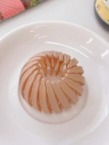 1pc Nest Shaped Hair Tie Ponytail Holder, Hair Accessories For Top Knot, Bun Maker For Slouchy Hairstyle, Ponytail Holder For Girl - Multicolor - View 11