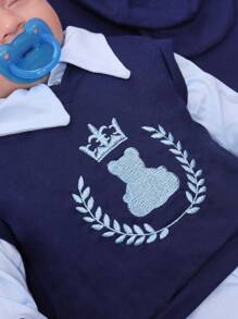 Baby Boys Jumpsuits - 淺藍色 - 查看 3