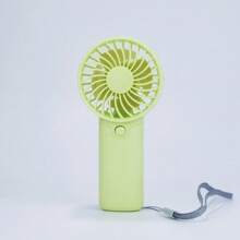 1 pieza Mini ventilador con 1 velocidad de viento y cuerda colgante - Regalo para fiesta (Baterías no incluidas, se deben comprar por separado), Navidad - Multicolor - Ver 14