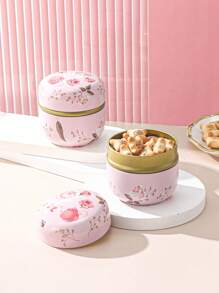 1 件/1 套家庭/餐厅/客厅/厨房金属罐，用于储存谷物、干果、糖果、饼干、面包，适用于户外、婚礼、派对、礼物、生日 - 彩色 - 查看 4