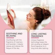 6入組泡沫浴球，芳香保濕，持久花香，以植物為基礎的潔膚產品，適用於肌膚沐浴 - 藍色 - 查看 12