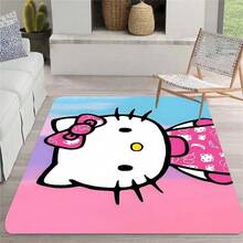 1個區域地毯，大型客廳/廚房/門廳室內踩腳墊，可水洗防油腳墊，家居裝飾裝飾 - 彩色 - 查看 4