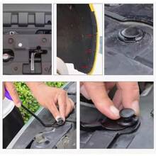 Grapas Automotrices 1211 Pzs Con Quita Grapas Molduras - Negro - Ver 5