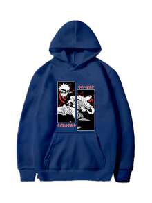 Men Sweatshirts - Navy Blue - View 2