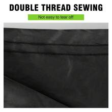 5.1*2.00*1.85m Full Car Cover Waterproof Dust Rain All Weather Protection - màu đen - Xem 8