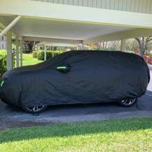 5.1*2.00*1.85m Full Car Cover Waterproof Dust Rain All Weather Protection - màu đen - Xem 11