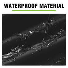 5.1*2.00*1.85m Full Car Cover Waterproof Dust Rain All Weather Protection - màu đen - Xem 10