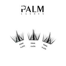 PALM LASHES 90 Clusters DIY Eyelash Extensions C Curl Mixed Home Eyelashes Mega Volume Individual Lashes(TN03)