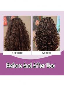 2入組捲髮梳子套裝附噴霧瓶，300毫升高壓持續噴霧瓶，梳子附帶角邊設計，適用於男女製造大波浪髮型 - 新型防靜電按摩梳子採用中空設計（米白色，紫色，綠色，粉色）