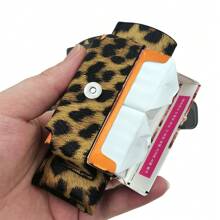 2in1 Zigarettenetui für IQOS ILUMA ONE Lederhülle Zigarettencover für IQOS ILLUMA One Zubehör Leopardenmuster, Raucherartikel, zum Gebrauch von Verdampfern, Zigarettenaufbewahrung, Rauchen von Verdampfern