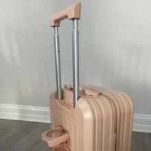 Maleta multifuncional de 20 pulgadas, maleta de mano con ruedas giratorias de 360 grados suaves, bolsa de viaje ligera y de gran capacidad para la escuela, accesorios y artículos escolares
