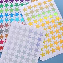 5 Sheets/Pack Star Stickers Colourful Self Adhesive Reward Stickers Stars Labels For Scrapbooking Or Embellishment, 5PCS/Set - Multicolor - View 8