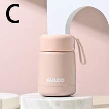 1PC Minimalist Mini Warm Color 350ML Insulated Cup, Women's Portable Stainless Steel Insulated Cup, Gift Cup, Cute Student Water Cup, Portable And Long-Lasting Insulated Water Cup, Coffee Cup [Logo Casual/Color Difference Small] Back To School