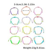 1/2/12 Cô Gái Tinh Tế Biểu Tượng Hình Học Ngôi Sao Năm Cánh Vàng Và Bạc Dệt Tay Có Thể Điều Chỉnh Ngôi Sao Phụ Kiện Vòng Tay! Đồ dùng dự tiệc cho các cô gái Quà tặng sinh nhật cho các cô gái tuổi teen! - Nhiều màu - Xem 8