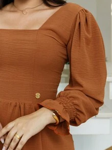 Women Dresses - Rỉ Nâu - Xem 3