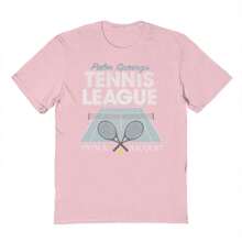 Social Collective Palm Springs Tennis League Graphic Cotton Short-Sleeve T-Shirt - Hồng - Xem 1
