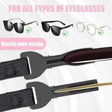 Glasses Strap,Adjustable Eyeglasses Strap Anti-Slip Fashion Glasses Strap For Men Women, Eye Glasses Straps Glasses Strap Sports Glasses Accessories For Women - Multicolor - View 7