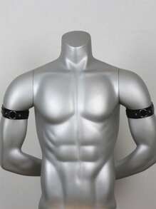 2件装男士性感PU皮革臂环朋克风臂套，适合万圣节、夏季、学校休闲、商务场合，可作为男友、丈夫、父亲等男士礼物，日常佩戴，时尚百搭，适合青少年、户外、度假、运动、旅行、街头、波西米亚风、复古秋季等场合，是万圣节秋冬配饰的理想之选。适合青少年、青年、男士，休闲、户外、运动、度假、毕业礼物、生日礼物、日常佩戴。