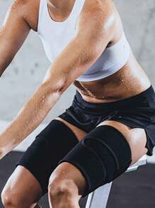 1 件健身运动可调节出汗护腿健身房配件