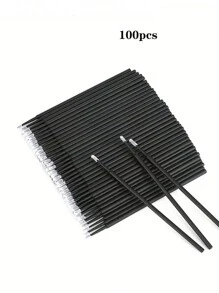 200 Cái/100 Cái Micro Applicators Bàn Chải Nối Mi Dụng Cụ Phun Cá Nhân Bàn Chải Mascara Để Trang Điểm Và Sạch Sẽ Và Tương Thích Và Chăm Sóc Cá Nhân - Nhiều màu - Xem 3