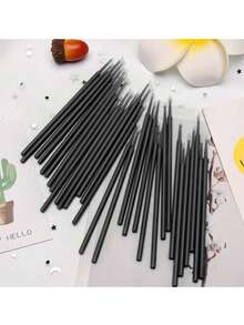 200 Cái/100 Cái Micro Applicators Bàn Chải Nối Mi Dụng Cụ Phun Cá Nhân Bàn Chải Mascara Để Trang Điểm Và Sạch Sẽ Và Tương Thích Và Chăm Sóc Cá Nhân - Nhiều màu - Xem 8