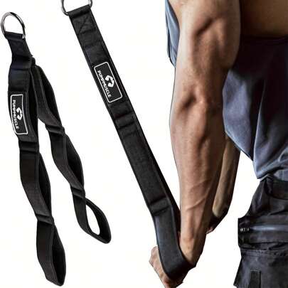 1 pieza Cuerda de entrenamiento de tríceps, Asas de accesorio de cable, Cuerda para el ejercicio de dominadas en el gimnasio