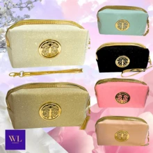 Women's Bag Accessories - Rosé Sparkly Toiletry Bag - View 3