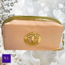 Women's Bag Accessories - Rosé Sparkly Toiletry Bag - View 2