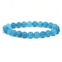 1pc Men's Beaded Bracelet 8mm Rhodonite Agate Healing Crystal Gem Bracelet Mala Yoga Meditation Jewelry Gifts For Women Men-Calm,Confidence,Protection,Success