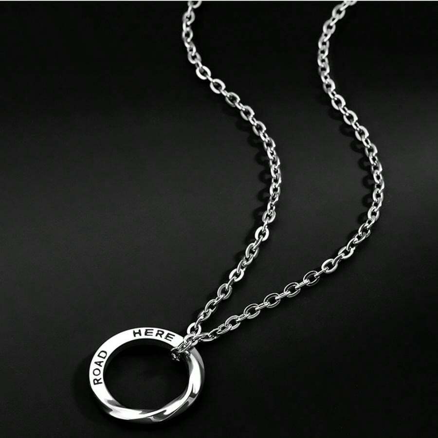 1pc Simple Necklace For Men, Versatile Design With Minimalist And
