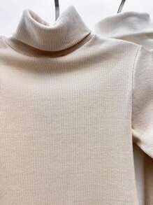 Women Knit Tops - Màu be - Xem 2