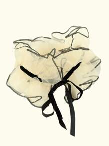 1 chiếc Áo choàng cổ lưới bồng bềnh thời trang dành cho nữ có thể tháo rời, đa năng, có thể điều chỉnh, thích hợp để mặc dự tiệc - A - Xem 10