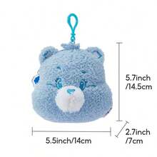 Miniso Care Bears Powder Park Big Head Storage Bag(Blue) - Blue - View 4