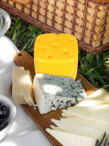 1 pieza Contenedor de queso rebanado, Contenedores de plástico con tapas Caja de almacenamiento de rebanadas de queso Organizador de frutas y verduras Conservador de alimentos para refrigerador, Caja de almacenamiento de rebanadas de queso con tapa abatible, Bloque de mantequilla de plástico, Soporte para rebanadas de queso, Conservador de queso rebanado - Amarillo - Ver 7