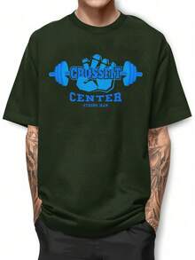 Men T-Shirts - xanh quân đội - Xem 1