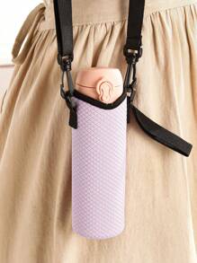 1 件全新创意隔热杯套，斜肩杯保护架，适用于杯子、玻璃杯、冷饮，适用于户外、野餐、婚礼、派对、生日、礼物 - 彩色 - 查看 15