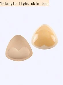1 Cặp Vô Hình Đồ Bơi Miếng Đệm Mút Với Độ Dày, Dính Silicone Push-Up Áo Ngực Miếng Lót, siêu Dày Xốp Thảm - Nhiều màu - Xem 2