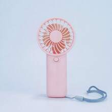 1 pieza Mini ventilador con 1 velocidad de viento y cuerda colgante - Regalo para fiesta (Baterías no incluidas, se deben comprar por separado), Navidad - Multicolor - Ver 15