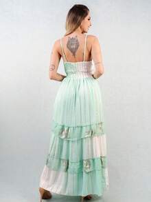 Women Dresses - Màu xanh Bạc hà - Xem 3
