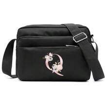 Bolso De Hombro Para Mujer Con Patrón De Letras, Elegante Y Conveniente Para Actividades Al Aire Libre Bolso De Teléfono Bolso Mensajero Bolsa De Varias Capas Monedero Para Mujer Útiles Escolares Para La Habitación De Residencia Universitaria Bolsa Vintage Estilo Bandolera Correa Geométrica Bolso Cruzado En El Pecho Para Mujeres Regalo