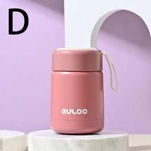 1PC Minimalist Mini Warm Color 350ML Insulated Cup, Women's Portable Stainless Steel Insulated Cup, Gift Cup, Cute Student Water Cup, Portable And Long-Lasting Insulated Water Cup, Coffee Cup [Logo Casual/Color Difference Small] Back To School