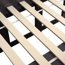 Wooden Single Storage Bed, Multifunctional Storage Bed With Drawers, Shelves And Ladder, Single Bed Frame 90 X 190 Cm, Mattress Not Included - Dark Grey - View 9