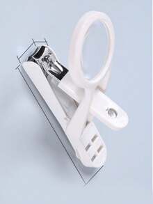 Large Nail Clipper And Magnifier, Classic Style, Durable Stainless Steel Fingernail And Toenail Clippers For Elderly, Precision Trimming Tool With Easy Grip - Multicolor - View 3