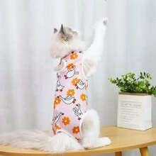Faja Postoperatoria Para Gato Y Perro Pequeños Y Medianos - Blanco - Ver 5