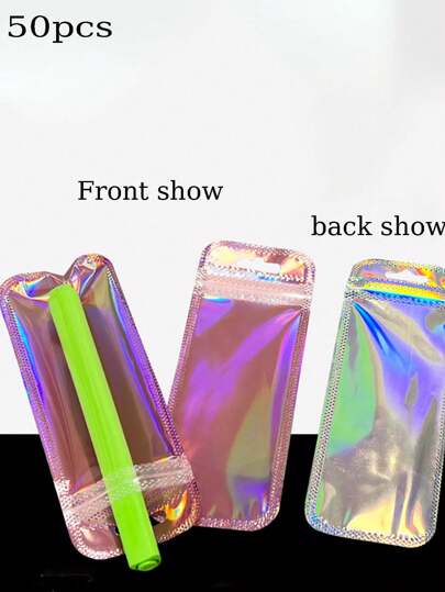 50pcs Self-Sealing Opp Bags With Zipper, Laser Rainbow Color For Reusable Packaging Of Jewelry And Gifts, Y2k Futuristic And Minimalistic, Glossy Holographic Circular Bag Makeup Bag Storage Makeup Organizer Makeup Case Bag, Room Decor, Bags, Makeup Bag, Travel, Make Up Bag, Travel Essentials, Organizer, Storage, Travel Essential, Makeup Organizer, Make Up Bag, Desk Organiser, Cosmetic Bag, Make Up Bag, Travel, Makeup Pouch, Bag, Make Up Pouch, Travel Essentials, Makeup Bags, Travel Essential, Small Makeup Bag,Large Capacity,Large Makeup Bag,Christmas Gifts,Travel,Gifts For Women Travel Essential,Pouch,Clutch / Small Handbag, Makeup Organizer,Brush Holder,Mini Pouch,Large Capacity Pouch,Gifts For Women,Christmas Gifts,Gift Ideas For Women,Makeup Pouch,Travel Essential